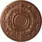 Ekena Millwork Oslo Ceiling Medallion (Fits Canopies up to 10 1/2"), 28 1/8"OD x 1 3/4"P, Polished Copper CM28OSPOS - alternate 1